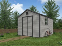 Cabane Modulaire Préfabriquée Portable Isolée Imperméable et Mobile Shed Tiny House WooWild |   Maison mobile intelligente à énergie solaire en HDPE