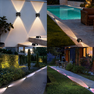 Solar Powered Outdoor Waterproof In Ground <b>Light</b> IP67 RGB LED Aluminum <b>Shell</b> For Garden Courtyard Villa Lawn Ambient Lighting - Product Image 2