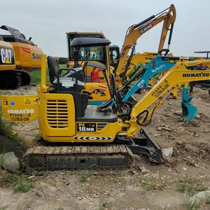 Excavadora Usada Komatsu PC18MR de 1.8 Toneladas con Cuchilla, Excavadora Komatsu PC18MR de Segunda Mano sin Cabina a Bajo Precio - Product Image 2