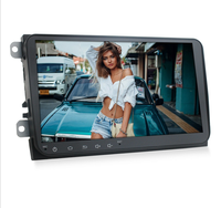 Autoradio Android 9 pouces 2 + 32 go, lecteur dvd de voiture avec navigation gps pour Volkswagen Polo Golf Caddy Passat Jetta