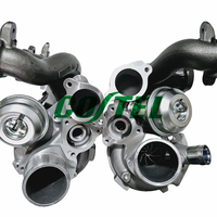 Upgrade Twin Turbocharger Stage 2 600HP 2300684 297711 untuk MASERATI GHIBLI Quattroporte Levante 3.0L V6