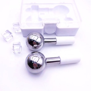 מחיר סיטונאי מותאם אישית כדורי קרח נירוסטה פנים ועיניים cryo גליס רולר קירור לטיפול בעור פנים - Product Image 5