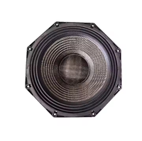 Haut-parleur de graves professionnel de 18 pouces 1200W avec bobine vocale de 5 pouces et cône en fibre de carbone 8 Ohm pour scène