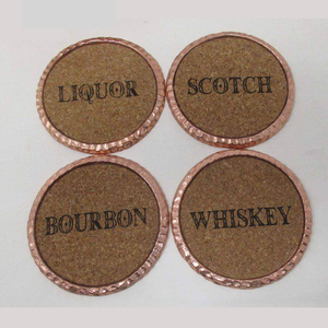 Article très vendu 2026 : Sous-verres en liège de forme ronde, style tendance, pour la décoration de table, par les exportateurs - Product Image 5