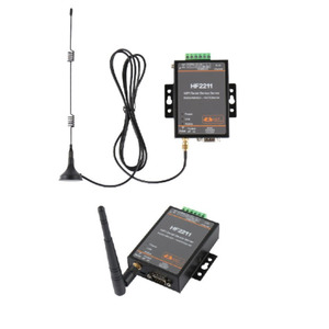 เซิร์ฟเวอร์พอร์ตอนุกรม RS232/485/422เป็น WIFI และ Ethernet DTU อุปกรณ์สื่อสารแลกเปลี่ยนข้อมูลโปร่งใส <span class=keywords><strong>HF2211</strong></span> - Product Image 5