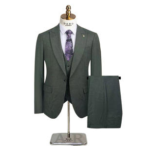 Traje de Hombre de 3 Piezas de Alta Calidad, Marca Daro, Estilo Casual de Negocios, Transpirable, Cuello en V, Bolsillo con Solapa, Corte Entallado - Product Image 6