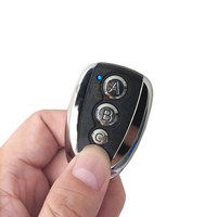 Duplicateur de télécommande automatique sans fil RF 433,92 MHz à code fixe et à code évolutif en métal pour ouvre-porte de garage/porte de portail