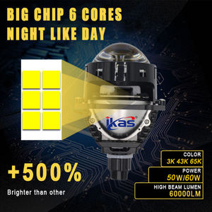 <span class=keywords><strong>Prix</strong></span> de gros Lentille de projecteur de phare LED 3 pouces H4 H7 9005 Led 12V Smart APP Ampoule de phare de voiture bi-LED - Product Image 5