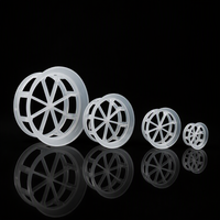 PP PVC CPVC 25/38/50/76mm Kunststoff Mini-Kaskadenring CMR Chemische Turmverpackung Spritzgegossen