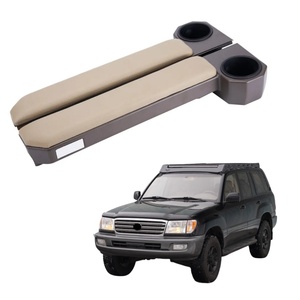 YBJ voiture accessoires accoudoir boisson stockage 1990-1998 Beige siège organisateur FJ100 porte-gobelet pour Land Cruiser 105 LC100 porte-gobelet - Product Image 1