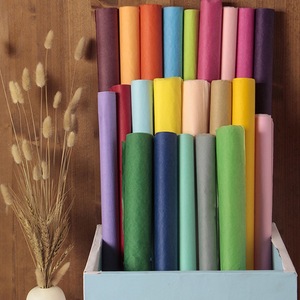 บรรจุภัณฑ์กระดาษคราฟท์เคลือบสีสันสดใส ย่อยสลายได้ ผลิตจากเยื่อไม้บริสุทธิ์ สำหรับตกแต่งของขวัญ ส่งตรงจากโรงงาน - Product Image 5