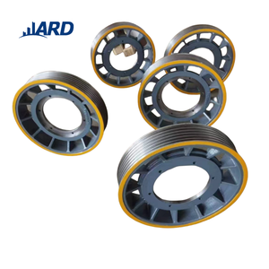 Tali kawat besar 30mm, kecil 90mm 200mm, besi cor, tali kawat alur nilon, tali katrol katrol untuk motor listrik dengan bantalan - Product Image 4