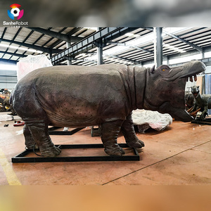 Hippopotamus Animatrónico Personalizado de Tamaño Real para Uso en Interiores en Parques Temáticos, Centros Comerciales, Parques de Aventuras, Aeropuertos y Guarderías - Product Image 3