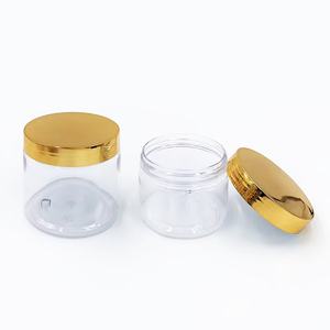 Tarros de Plástico Cosméticos de Lujo Vacíos para Exfoliante Corporal de 2oz, 3oz, 4oz, 5oz, 8oz con Tapa en Oro Rosa y Plata, Envase para Manteca Corporal, Tarro PET - Product Image 4