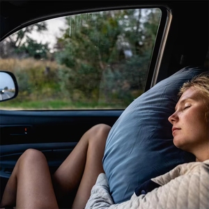 Oreiller de voyage respirant, lavable en machine, compressible, en mousse à mémoire de forme, pour avion, voiture, tente, randonnée, camping - Product Image 6
