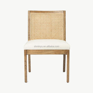 2025 <span class=keywords><strong>Chaise</strong></span> de salle à manger en bois massif Minyu avec dossier <span class=keywords><strong>Design</strong></span> Wabi-Sabi en noyer antique pour la maison et la cuisine - Product Image 2