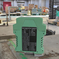 Transmisor de Celda de Carga XK315A2-3/XK315A2-4 para Riel DIN con Indicador LED ABS, Amplificador de Señal de Pesaje de 0-5V/10V y 4-20mA