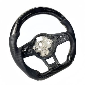 Volant en fibre de carbone LED amélioré (ancien modèle) pour Volkswagen VW Golf 7 6 5 MK5 MK6 MK7 GTI GTD <span class=keywords><strong>R</strong></span> Polo GTI CC Passat <span class=keywords><strong>Tiguan</strong></span> - Product Image 2