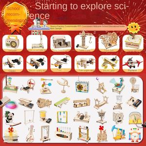 Kit de Experimentos de Física para Niños de 0 a 3 Años, Juguete Educativo <span class=keywords><strong>STEAM</strong></span> para Ensamblar, Modelo de Robot para Enseñanza en Escuelas Primarias T-005 - Product Image 3