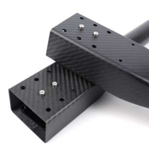 SHENYU 3K Carbon Fiber Mechanism Arm Lightweight High Strength 5mm <b>Thickness</b> Tube Integrated Molded Agricultural 100% C - Product Image 4