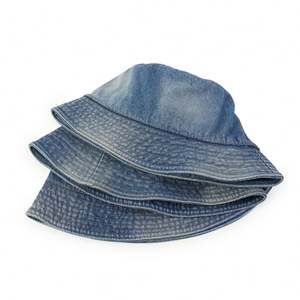 Sombrero de pescador de mezclilla lavada lisa con logotipo personalizado OEM de alta calidad Gorra de pescador vintage unisex - Product Image 6