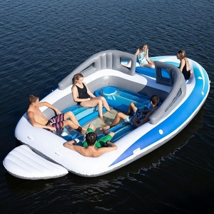 Nuevo inflable enorme bay breeze velocidad barco parte isla flotante balsa de Río - Product Image 1