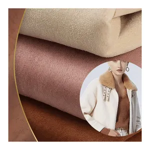 Tissu polaire berbère en daim tricoté 100% polyester pour vêtements d'extérieur, offre spéciale