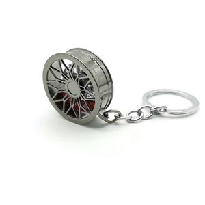 Fashion <b>Key</b> <b>Ring</b> 3D Miniature Wheel Rim Model Keychain Popular Creative Car Auto Metal Mini Wheel Rim Tyre Tube <b>Key</b> Chain - Product Image 3
