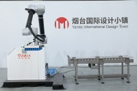 Robot Paletizador Automático Cobot con PLC y Motor para Apilado de Cajas de Cartón, 8-10 Cajas/Minuto, Almohadillas de Papel en Cada Capa del Palet