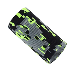 Sports Wrist Sweatband Knitted Fashion Elastic Nylon Wristband For Basketball Tennis