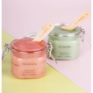 Exfoliante Corporal Coreano Jeju Smoothie de Camelia y Frappé de Té Verde con Aceite de Argán Hidratante y Nutritivo - Product Image 5