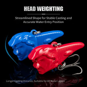 TGD <span class=keywords><strong>Meilleur</strong></span> lot de 5 leurres de pêche en métal VIB, leurres coulants pour brochet, basse, <span class=keywords><strong>truite</strong></span> avec hameçons triples, leurres durs artificiels, matériel de pêche - Product Image 3