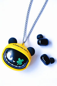 Audífonos Inalámbricos TWS con Diseño de Caricatura Cambiante, Resistentes al Agua, con Cadena, Larga Duración, Portátiles, Bluetooth - Product Image 3