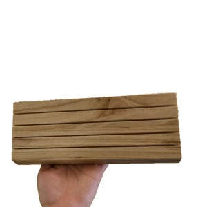 Wooden Playing Card Stand Paulownia Wood Modern Simple Design <b>Game</b> Accessories - Product Image 2