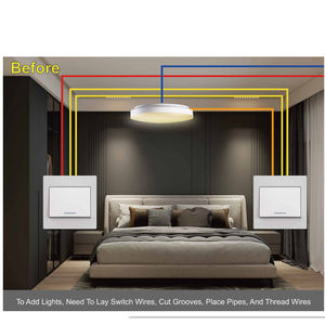 무선 벽 스위치 무선 리모컨 스위치 선택 투야 스마트 디머 스위치 무선 벽 스위치 디머(스위치 포함) - Product Image 3