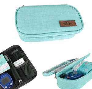 2023 nouvelle valise de voyage Portable refroidisseur à <span class=keywords><strong>insuline</strong></span> diabétique pour le stockage des Kits de stylos à <span class=keywords><strong>insuline</strong></span> pochette de refroidissement - Product Image 1