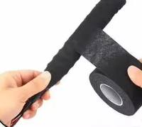 Ruban adhésif en tissu caoutchouc pour faisceau de câblage de véhicule, simple face, haute résistance à la température, insonorisant, durable, vente en gros