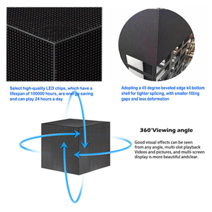 Sáng Tạo Tùy Chỉnh Ngoài Trời 5-Hai Mặt Cửa Hàng Dấu Hiệu <span class=keywords><strong>LED</strong></span> <span class=keywords><strong>Cube</strong></span> Màn Hình Quảng Cáo Điện Tử Màn Hình Ngoài Trời <span class=keywords><strong>LED</strong></span> <span class=keywords><strong>Cube</strong></span> Hiển Thị - Product Image 3