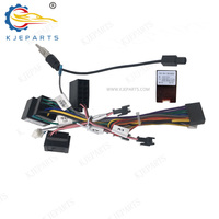 Adaptor otomotif 16Pin 10Pin tali pengikat dengan Canbus untuk pemutar Android mobil OLDs W203 2001-2004