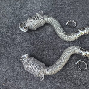 Pour Mercedes-Benz <span class=keywords><strong>AMG</strong></span> GT63 <span class=keywords><strong>GT63S</strong></span> Coupé 4 Portes X290 Moteur M177 4.0T 2018+ Tuyau de Descente de Compétition - Product Image 2