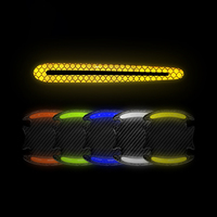 Accessoires de voiture bandes autocollantes réfléchissantes poignée de porte de voiture bande autocollante Anti-Collision pour décoration de voiture