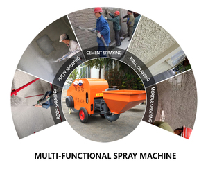 Máy phun vữa 311, máy phun bê tông, máy phun xi măng, máy trát tường, máy phun vữa, máy phun bột trét tường - Product Image 6