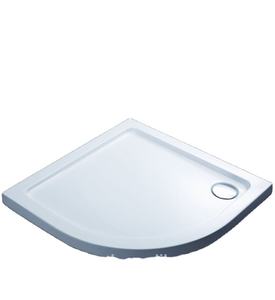 Baki dasar Pancuran sektor putih Modern marmer budaya serat kaca modis dengan keramik dan batu buatan untuk Hotel - Product Image 3