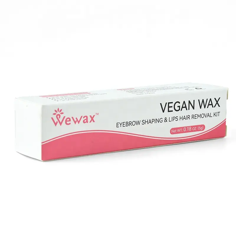 Waxkiss Hot Sale Profession elle Bio-Zutaten Lippen Augenbrauen Körper wachs Haaren tfernung Home Vegan Waxing Kit