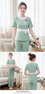 Uniforme Spa professionnel <span class=keywords><strong>femme</strong></span> été costume pour Salon <span class=keywords><strong>de</strong></span> beauté travail Beancian et bain <span class=keywords><strong>de</strong></span> pieds technicien uniforme d'allaitement - Product Image 2