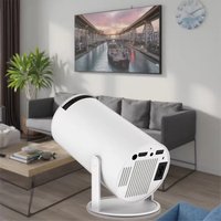 Mini projecteur portable sans fil HY300 Pro Android 11 4K WiFi6 LCD domestique 160 Lumens de poche
