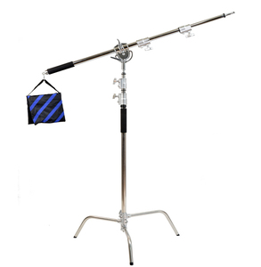 KAZHI, venta al por mayor, soporte <span class=keywords><strong>de</strong></span> <span class=keywords><strong>luz</strong></span> C resistente <span class=keywords><strong>de</strong></span> acero inoxidable <span class=keywords><strong>de</strong></span> 3,3 M, trípode <span class=keywords><strong>de</strong></span> fotografía para estudio <span class=keywords><strong>de</strong></span> fotografía, Flash <span class=keywords><strong>de</strong></span> <span class=keywords><strong>luz</strong></span> <span class=keywords><strong>de</strong></span> vídeo - Product Image 2
