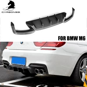 Labbro automatico reale del diffusore del paraurti posteriore del diffusore posteriore della fibra del carbonio per BMW M6 F12 2012-2016 - Product Image 2