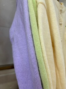 Cardigã Feminino de Tricô com Gola O e Manga Morcego, Abotoamento Simples, Casual, Coleção Outono Inverno 2025 Coreano - Product Image 6