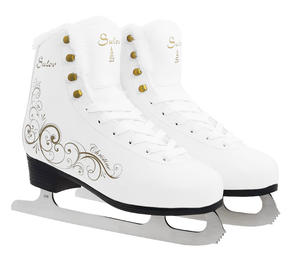 Entrepôt UE vente en gros femmes patins d'hiver couleur blanche élégant patinage <span class=keywords><strong>artistique</strong></span> pour dames - Product Image 1